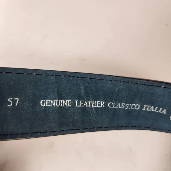 MARVEL Men's Belt Large Black Skull Vera Pelle Leather 36 - 38 Inch Grunge Goth - Picture 5 of 8